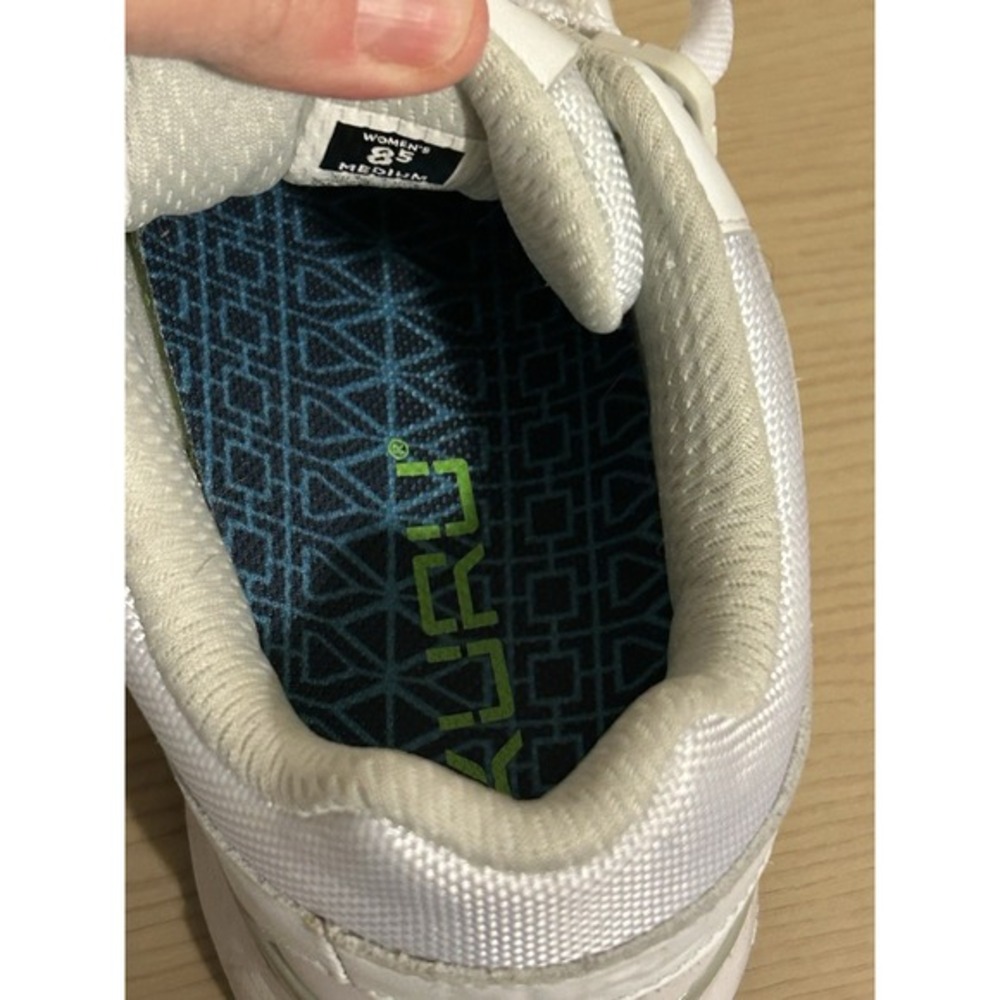 KURU Kinetic 2 Women Sneaker 8.5 White Anti Slip‎ Comfort Walking Standing Work - Picture 9 of 12